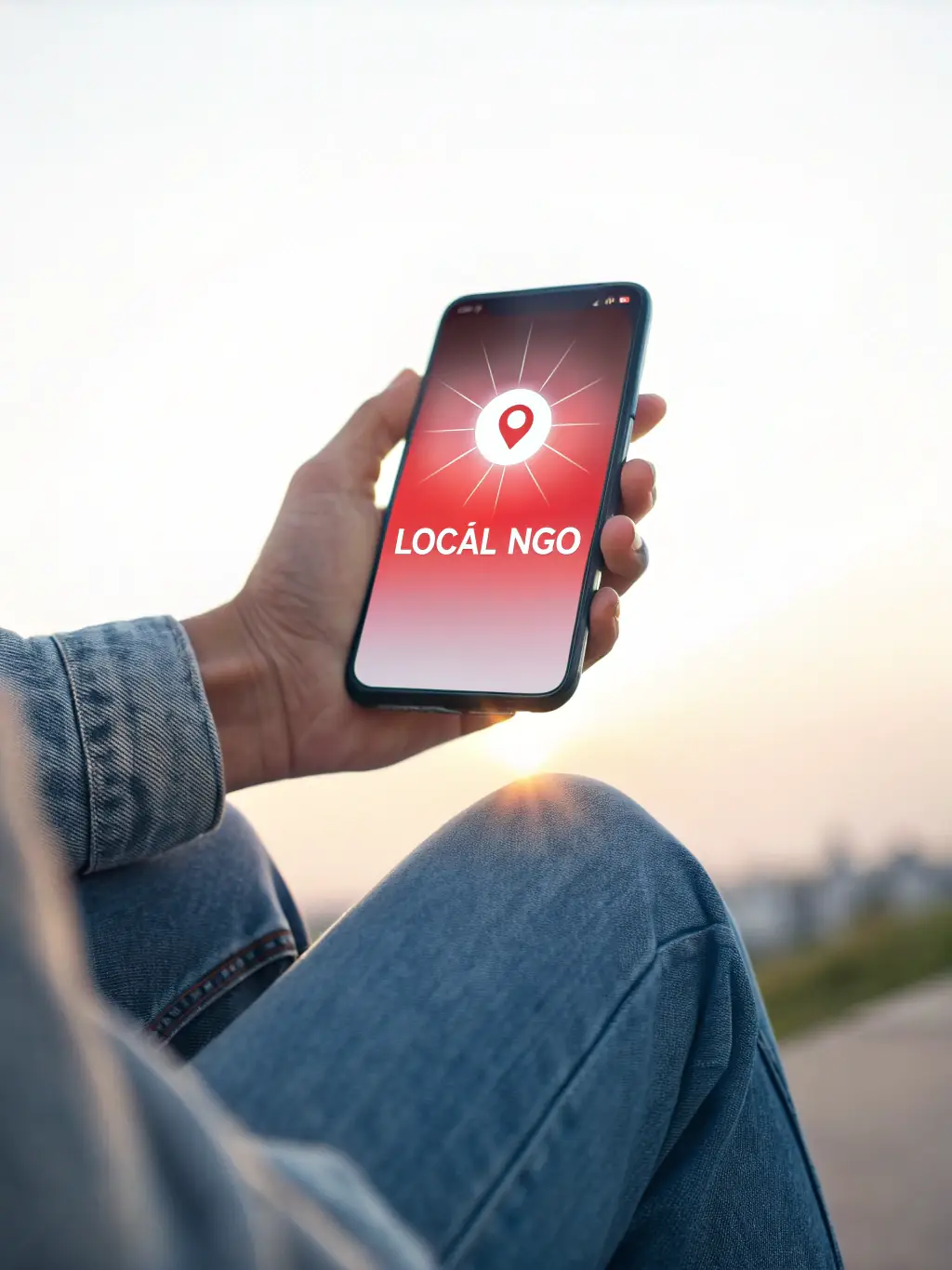 An illustration of a smartphone receiving an SMS notification with a summary of a missed call and options to call back or view details in the OVSTELECOM app.